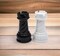 Ceramic Black and White Rook Chess Piece Salt and Pepper Shakers, Home Décor, Gift for Him, Gift for Dad, Kitchen Décor, Game Room Decor